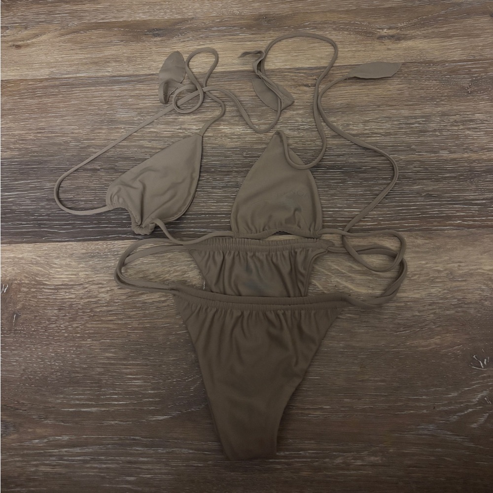 Benoa light brown 2 piece bikini set